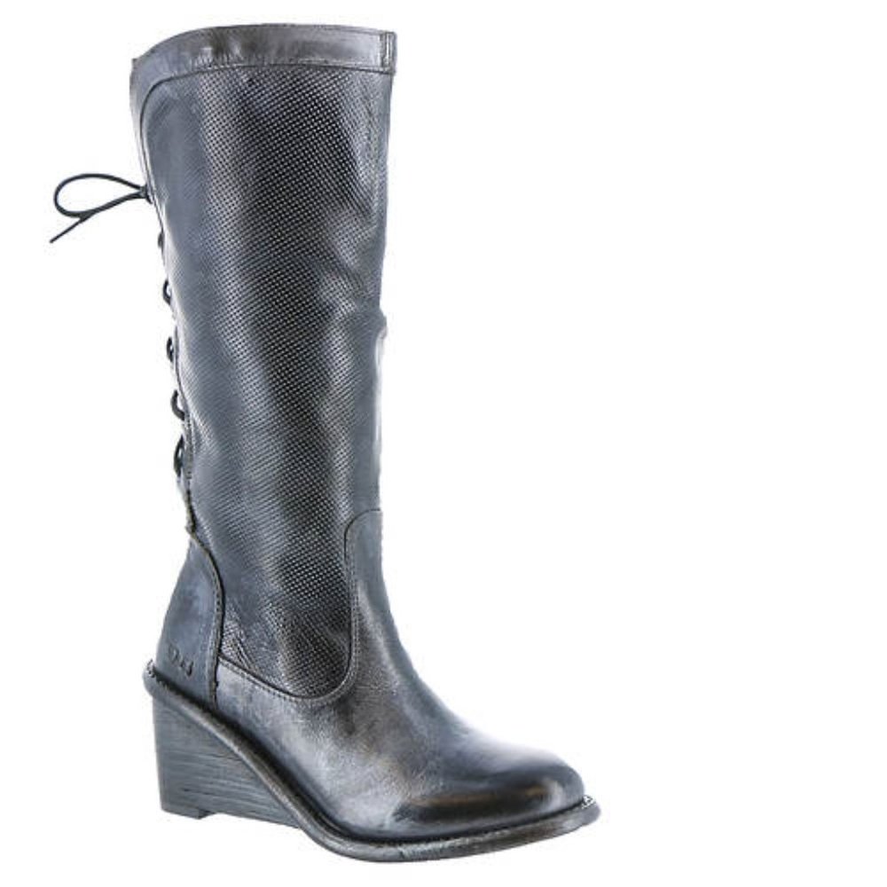Bed Stu Tall Wedge Empress Lace-up Boots